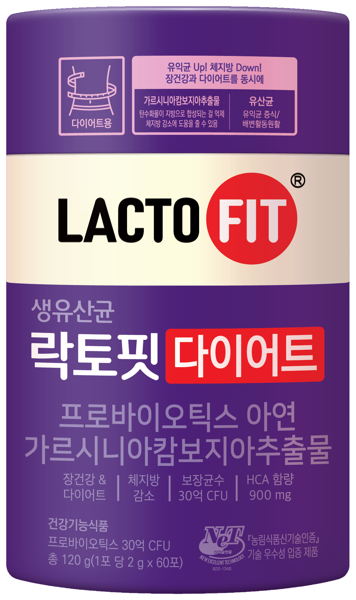LACTO-FIT 鍾根堂 Diet 款益生菌